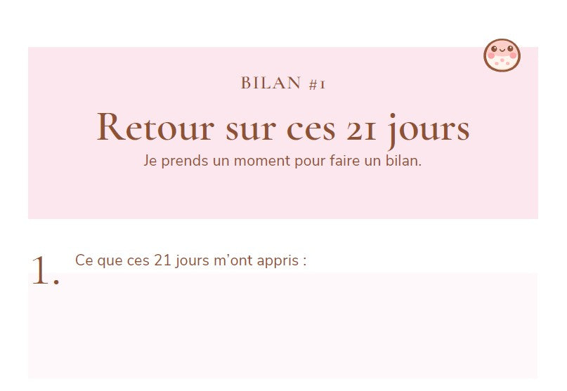 Carnet de Ploppy #1 - 21 jours pour écrire ses gratitudes