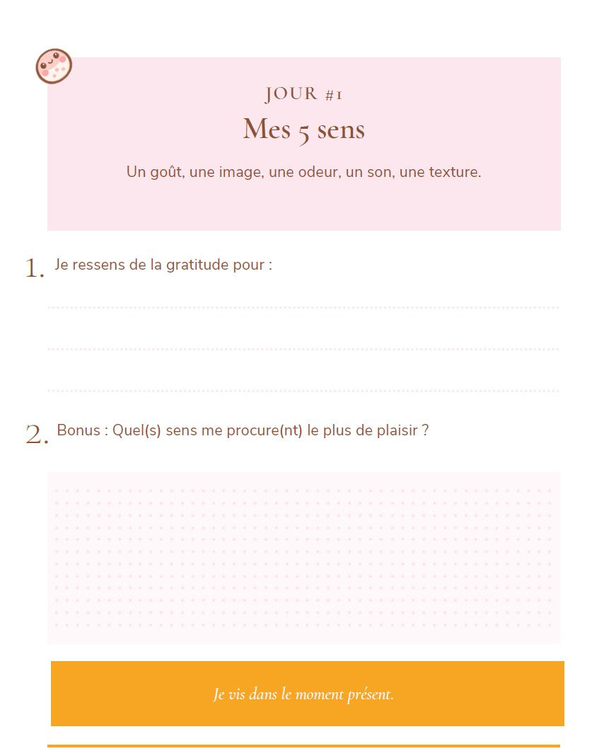 Carnet de Ploppy #1 - 21 jours pour écrire ses gratitudes